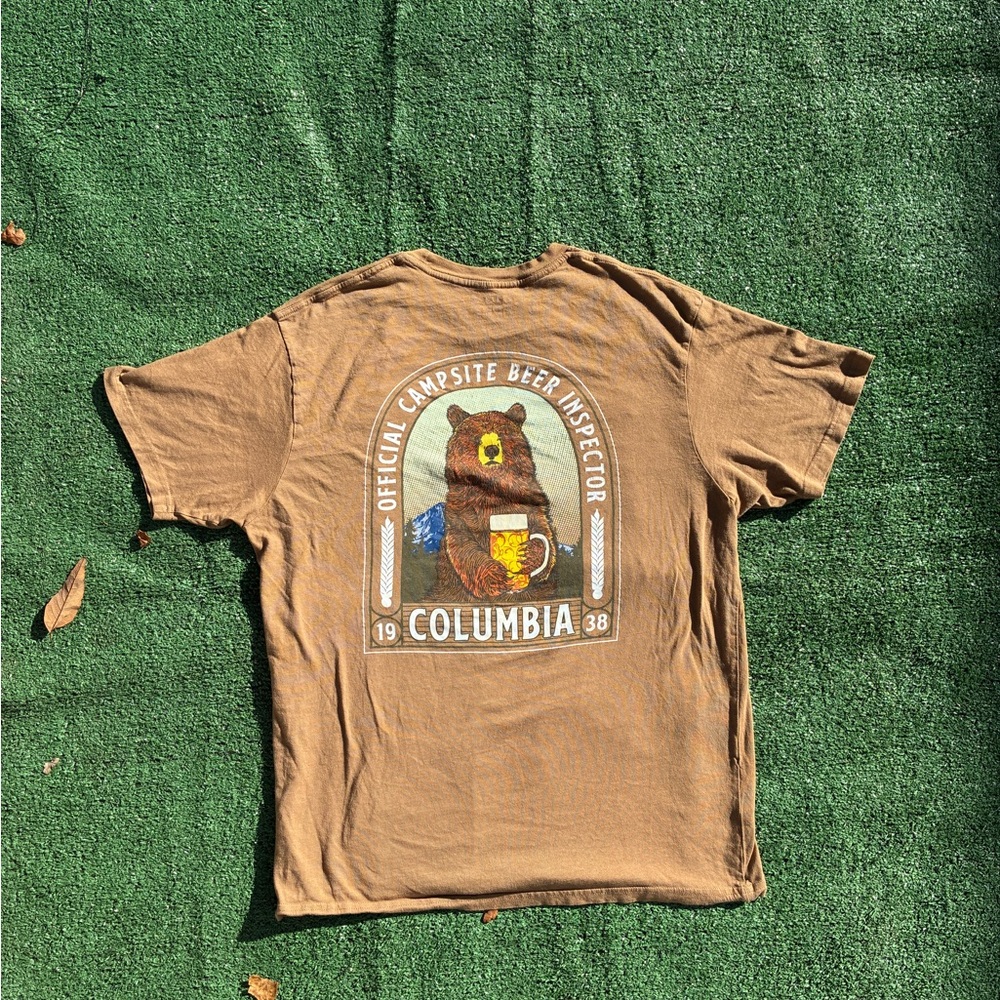 Columbia Tan Casual Tee